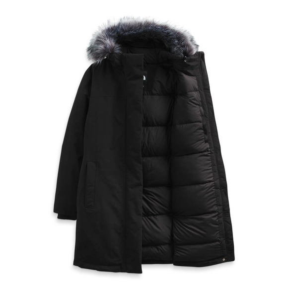 NWT The North Face Arctic Parka Full Zip Womens Winter Jacket coat size 1X black - Picture 1 of 9